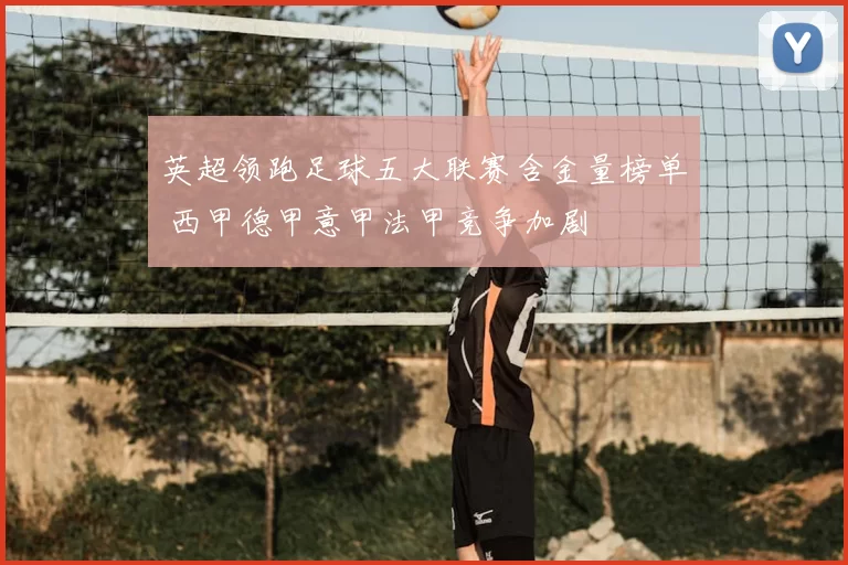 英超领跑足球五大联赛含金量榜单 西甲德甲意甲法甲竞争加剧