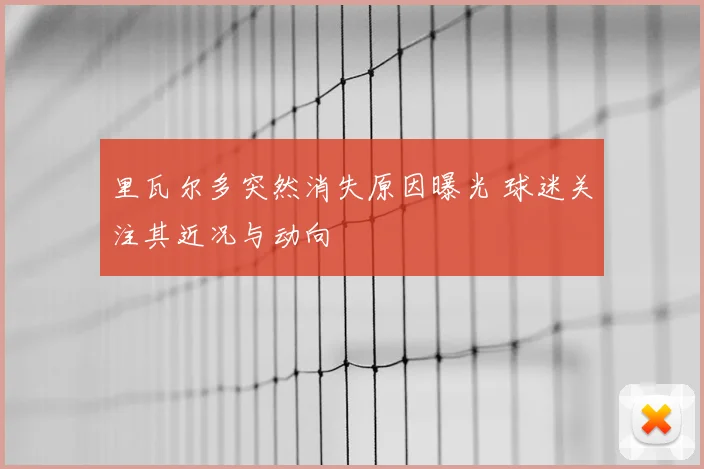里瓦尔多突然消失原因曝光 球迷关注其近况与动向